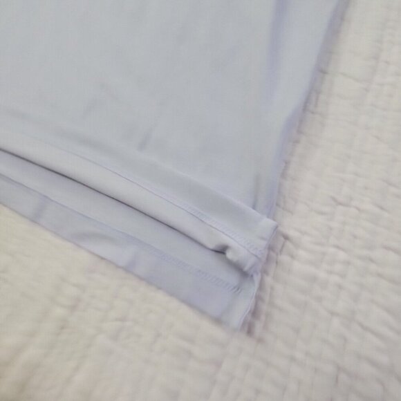 Michael Kors Stretch Pima Cotton Shirt Men's M Lilac Purple Short Sleeve EUC LN - Picture 2 of 13